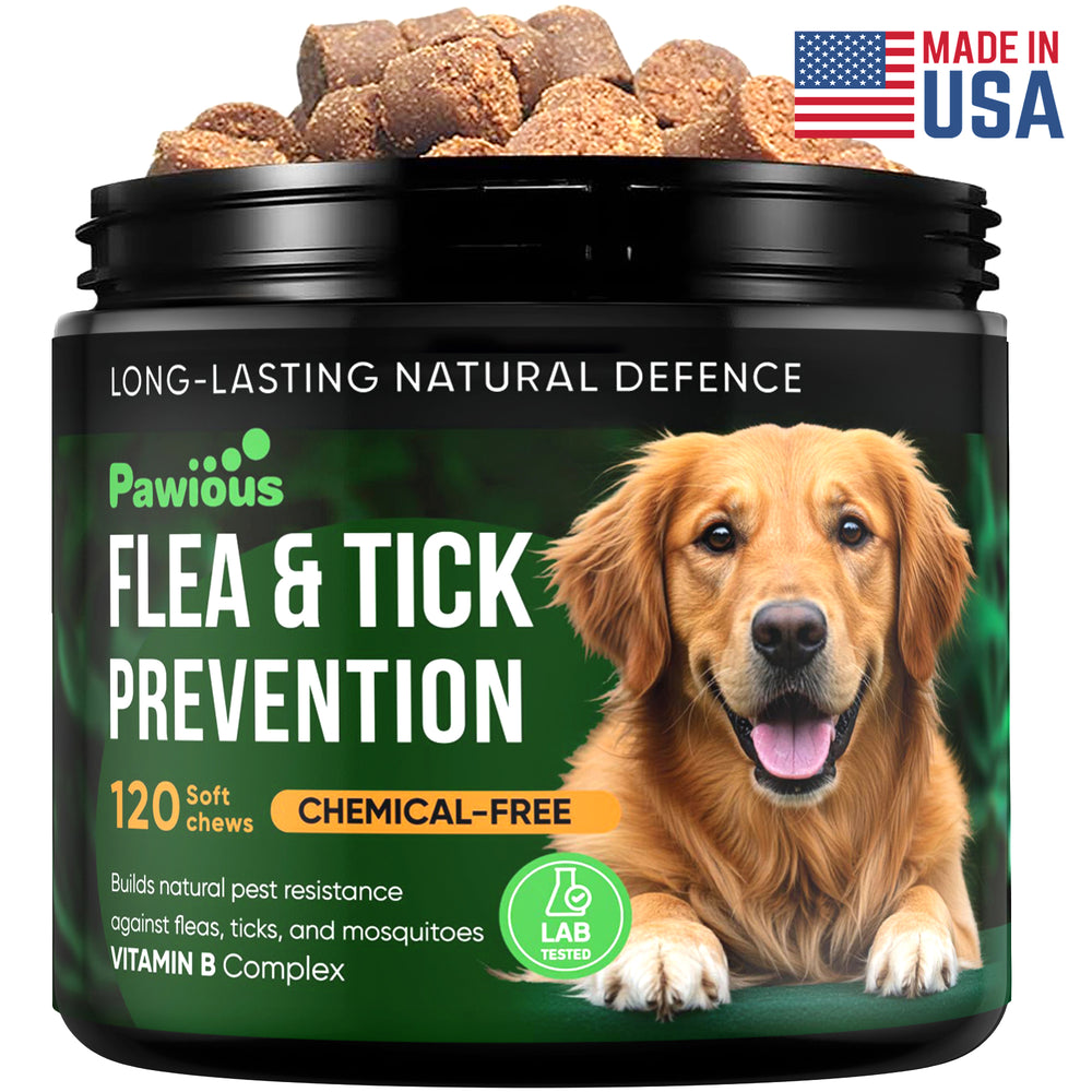 Flea and Tick Prevention for Dogs Chews - 9 oz