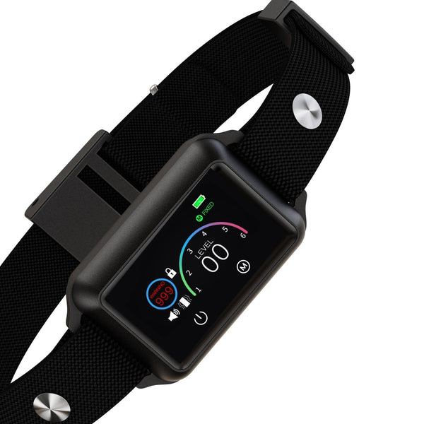 Smart Dog Bark Collar B800 Black Waterproof Adjustable Pawious