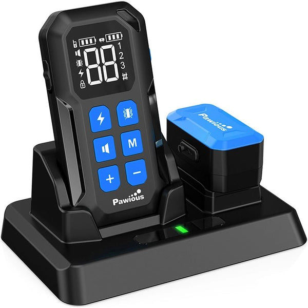 Pawious Wireless Dog Fence 2 in 1 Fence Dog Training Collar