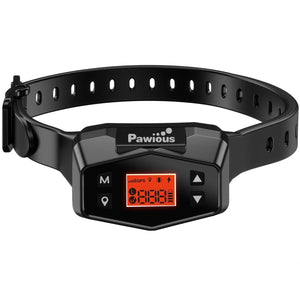 GPS Dog Fence F800 Black - Radius 33-1000 Yards, Rechargeable, Mid to Large Dogs, Outdoor Use Only - Pawious