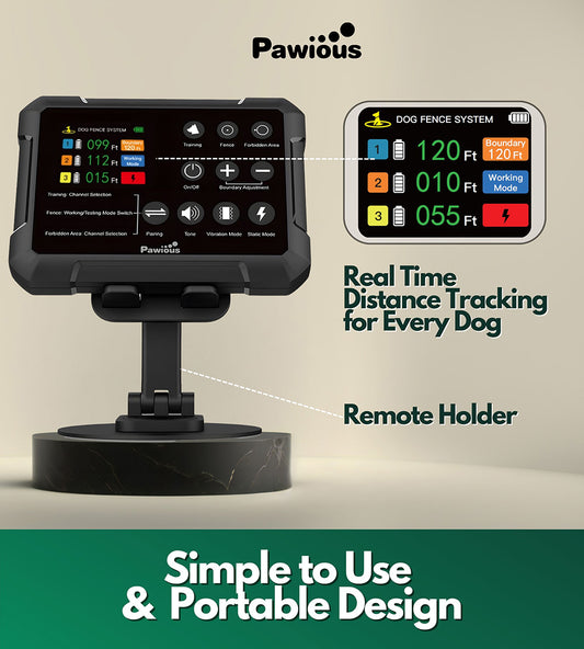 Wireless Dog Fence & Forbidden Area N5-F900Plus - High Precision, Secure Up to 5 Acres, Perfect for Homeowners