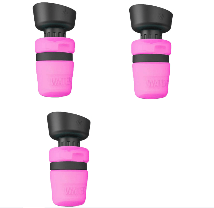 Pet Oasis: Foldable Dog Travel Water Bottle And Dispenser by Dog Hugs Cat