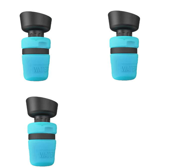 Pet Oasis: Foldable Dog Travel Water Bottle And Dispenser by Dog Hugs Cat