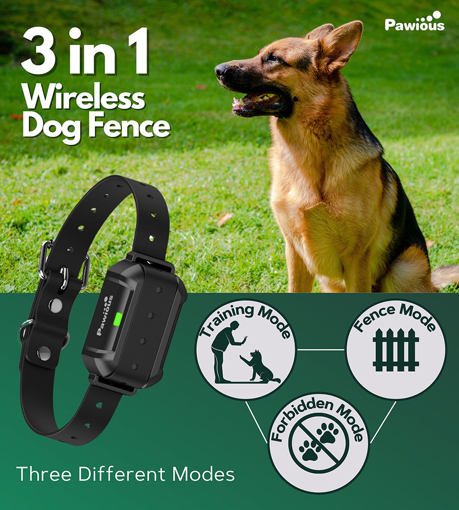 Wireless Dog Fence & Forbidden Area N5-F900Plus - High Precision, Secure Up to 5 Acres, Perfect for Homeowners