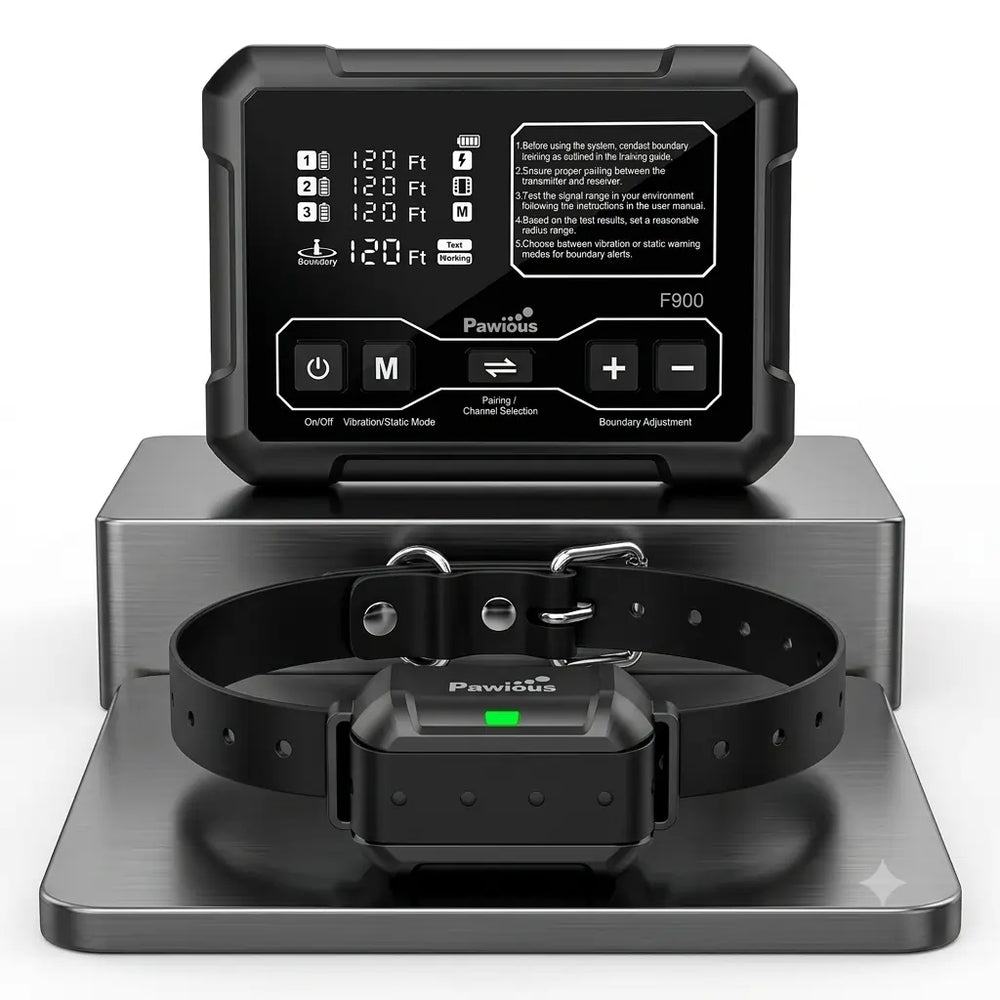 Wireless Dog Fence N5-F900 - High Precision, Secure Up to 5 Acres, Circular Boundary