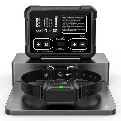 Wireless Dog Fence N5-F900 - High Precision, Secure Up to 5 Acres, Circular Boundary