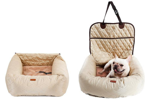 2-In-1 Pet Travel Bed: Portable And Versatile Dog Carrier And Car Seat by Dog Hugs Cat