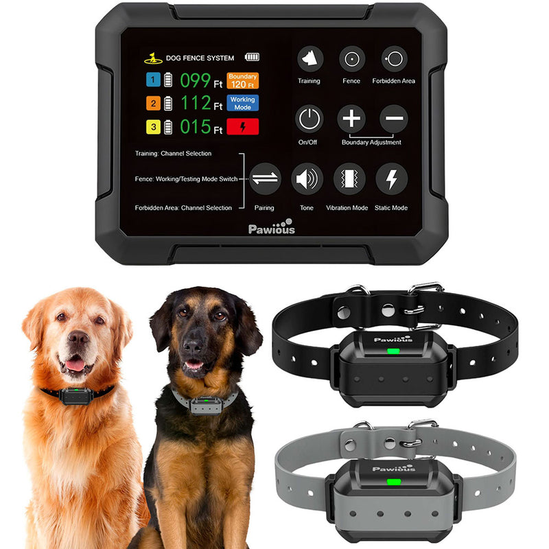 Dog Fences GPS Wireless Fences for Dogs Pawious