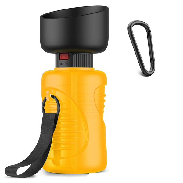 Pet Oasis: Foldable Dog Travel Water Bottle And Dispenser by Dog Hugs Cat