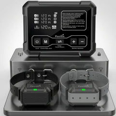 Wireless Dog Fence N5-F900 - High Precision, Set for 2 Dogs, Secure Up to 5 Acres, Circular Boundary
