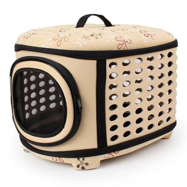 Foldable Pet Dog Cat Puppy Handbag Carrier Cage by Furr Baby Gifts