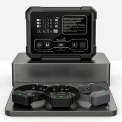Wireless Dog Fence N5-F900 - High Precision, Set for 3 Dogs, Secure Up to 5 Acres, Circular Boundary