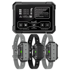 Wireless Dog Fence N5-F900 - High Precision, Set for 3 Dogs, Secure Up to 5 Acres, Circular Boundary