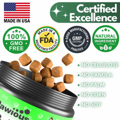 Flea and Tick Prevention for Dogs Chews - Made in USA, 6.5 oz - Natural Supplement - Pest Defense