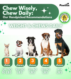 Flea and Tick Prevention for Dogs Chews - 9 oz