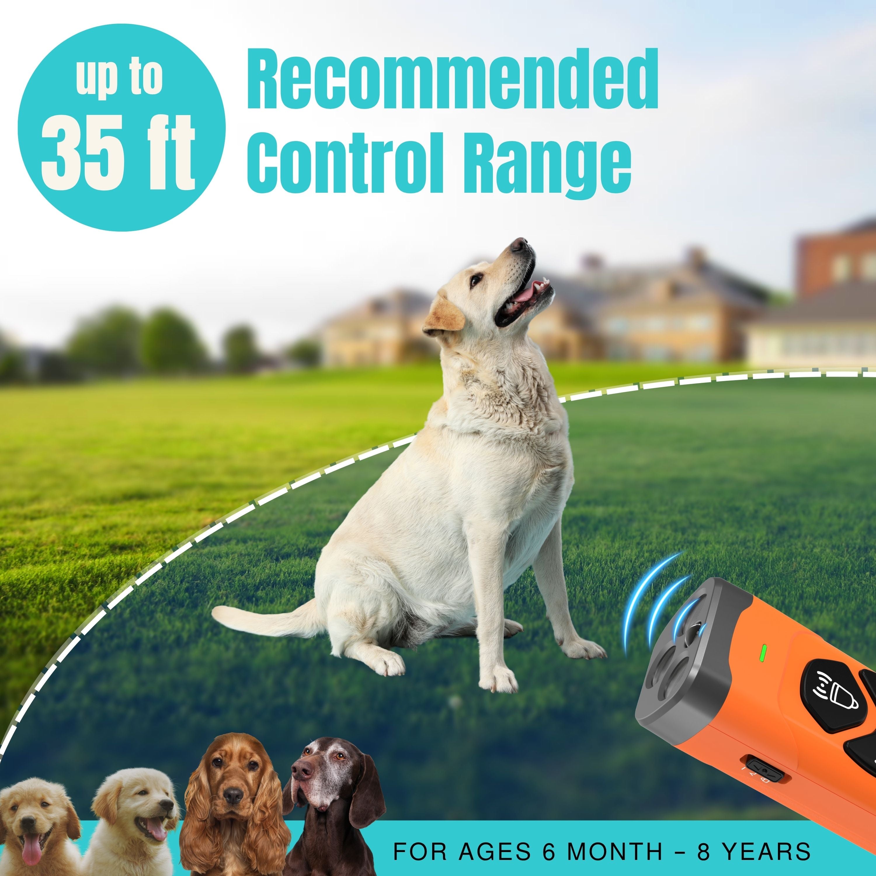 Dog Bark Deterrent U69 Ultrasonic Dog Training Device