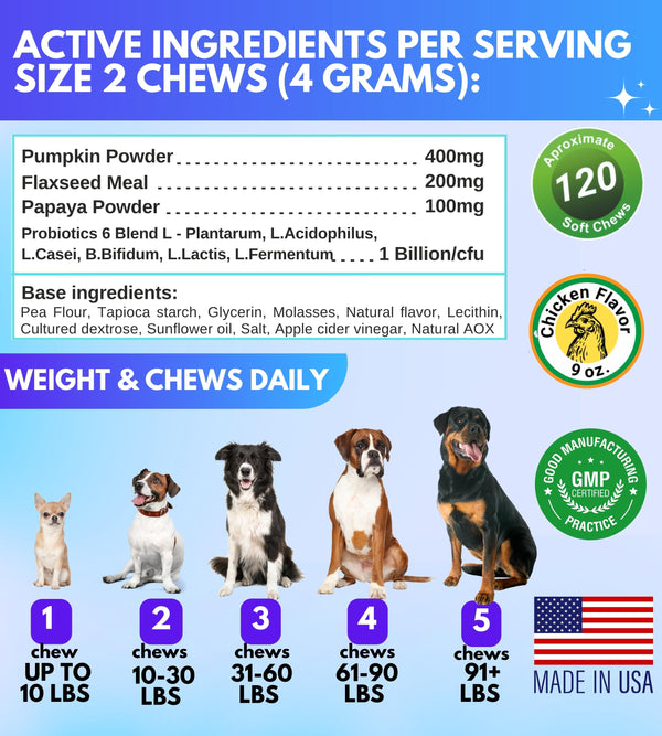 Probiotics for Dogs Itching Skin, Digestive Health, Allergies