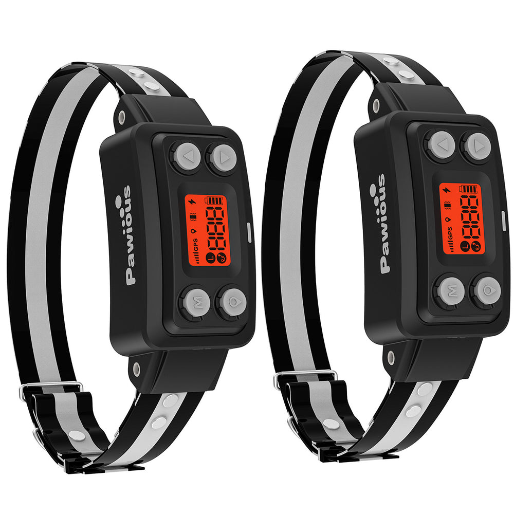 GPS Dog Fence XSentry, 3d Gen with GPS Signal Boost Chip and AI Scene Recognition - 2 Dog Set