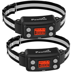 GPS Dog Fence XSentry, 3d Gen with GPS Signal Boost Chip and AI Scene Recognition - 2 Dog Set