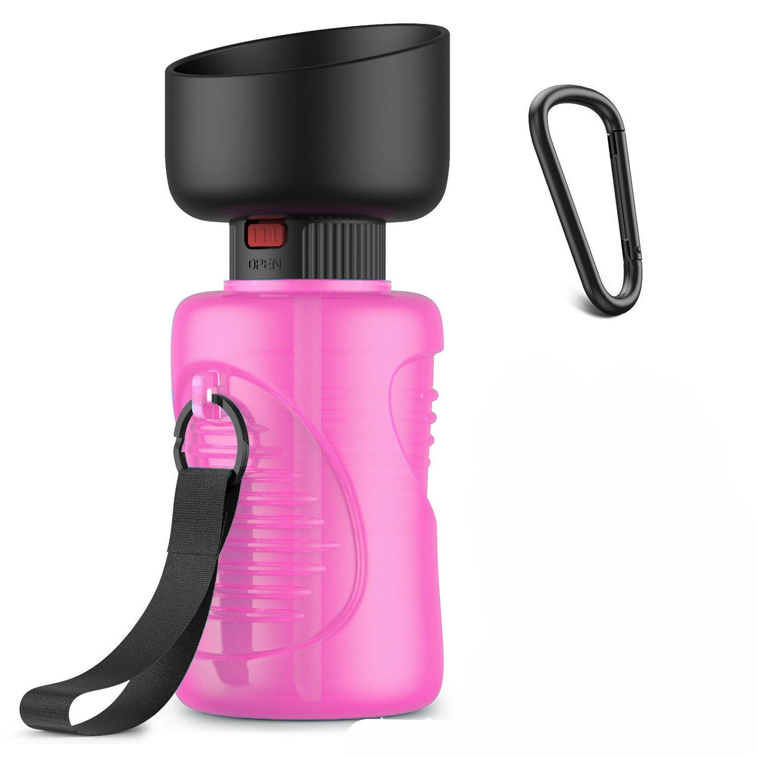 Pet Oasis: Foldable Dog Travel Water Bottle And Dispenser by Dog Hugs Cat