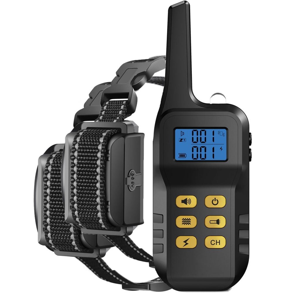 Dog Training Collar T720 for Hunting - 3300ft Range, IPX68 Waterproof, LED Mode, 2 Dog Set - Pawious