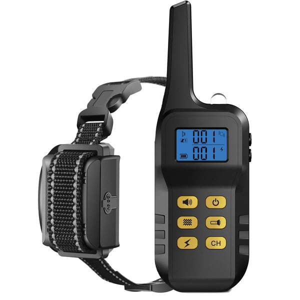 Dog Training Collar T720 for Hunting - 3300ft Range, IPX68 Waterproof, LED Mode - Pawious