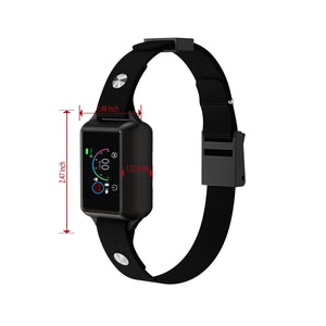 Smart Dog Bark Collar B800 Black - Rechargeable, Waterproof IPX68, Small to Large Dogs, Adjustable 5-22in, Color Display