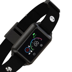 Smart Dog Bark Collar B800 Black - Rechargeable, Waterproof IPX68, Small to Large Dogs, Adjustable 5-22in, Color Display